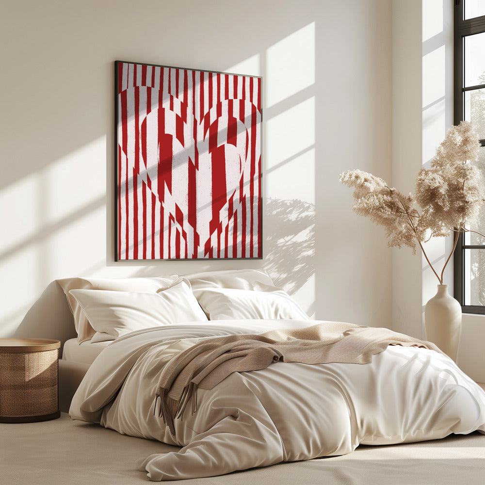 Heart in Stripes | Poster