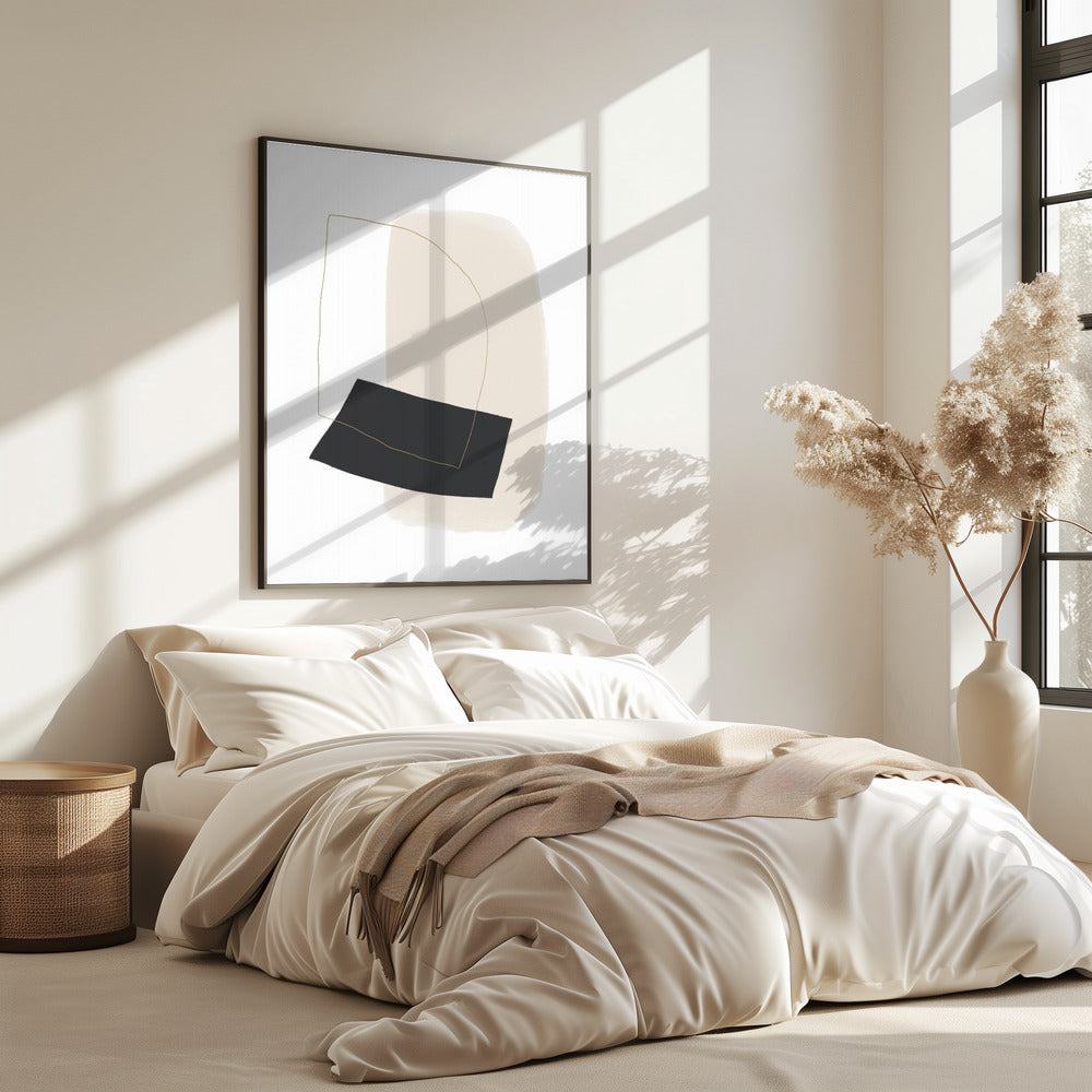 Geometric Shapes and Simple Lines in Neutral Tones | Poster