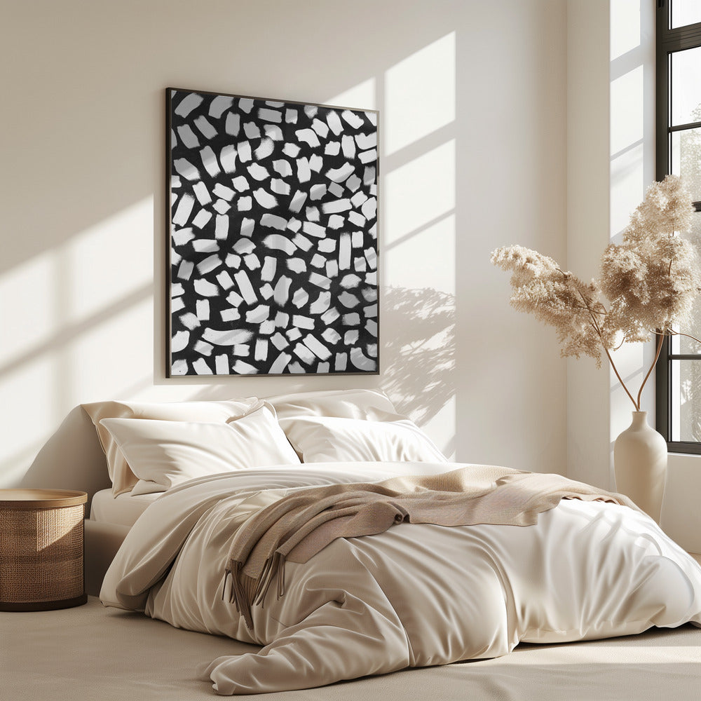 Monochrome Strokes | Poster