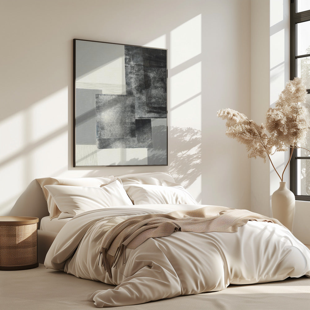 Monochrome blocks #1 | Poster