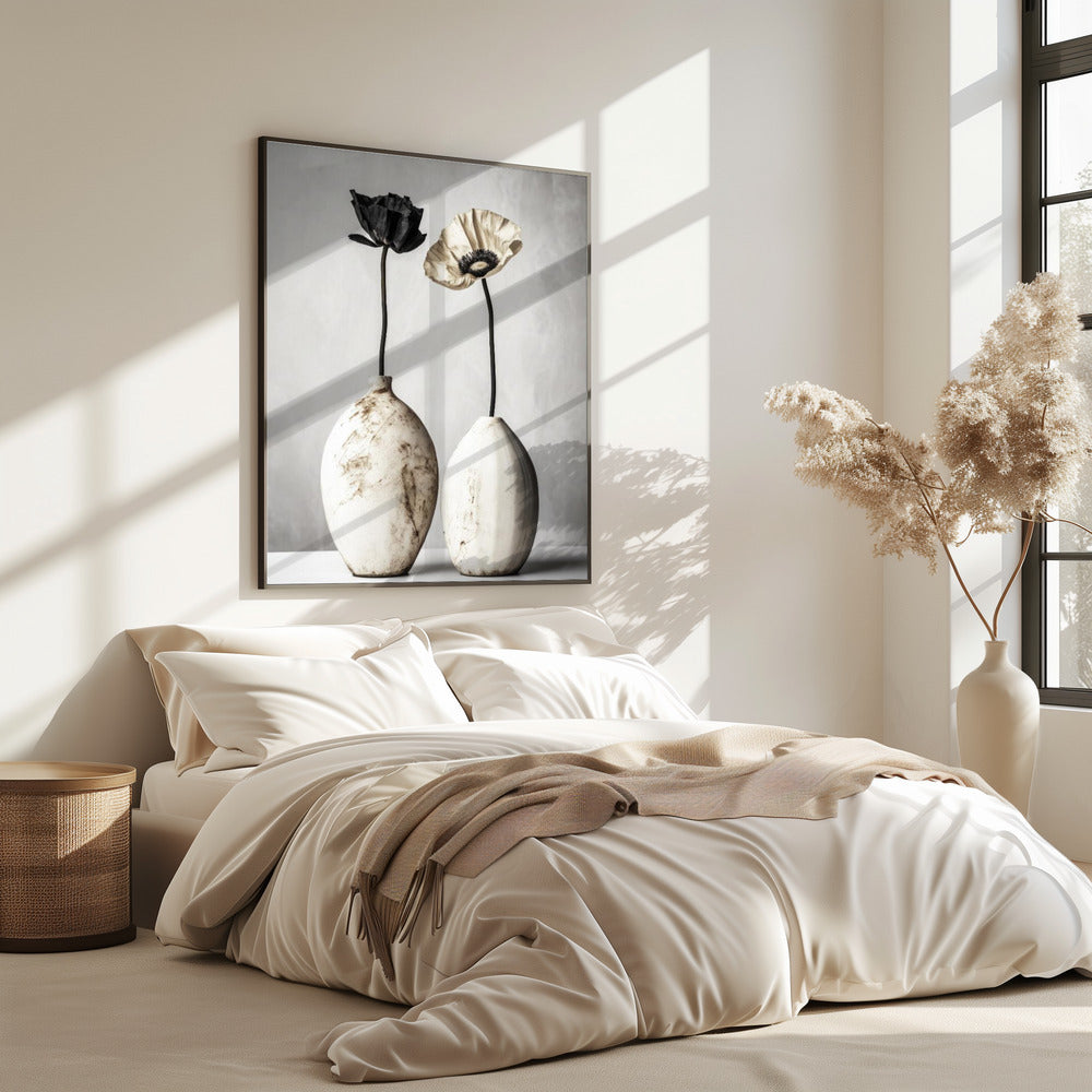 Contrasting Blooms | Poster