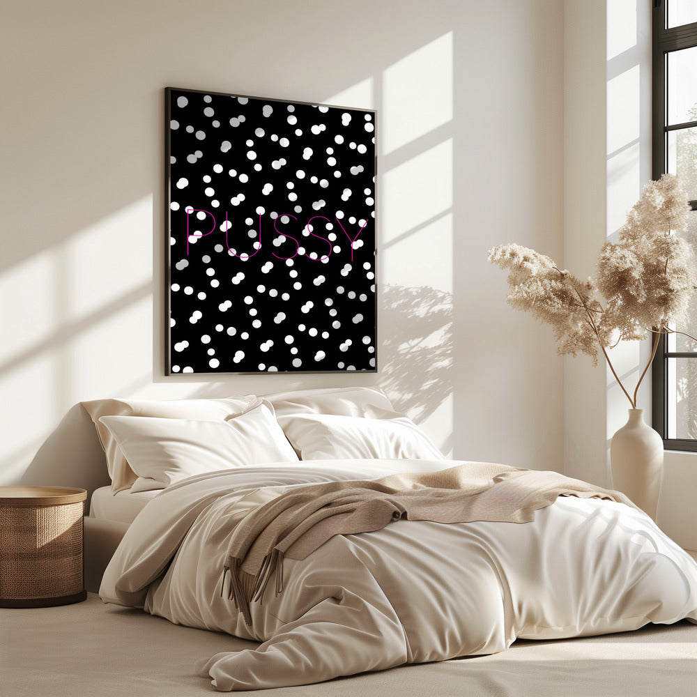 Monochrome Dotscape | Poster