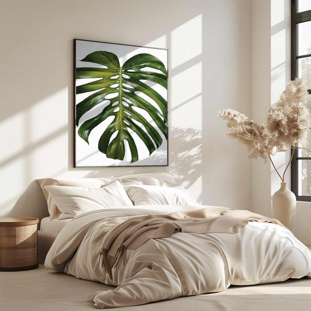 Verdant Monstera Leaf | Poster