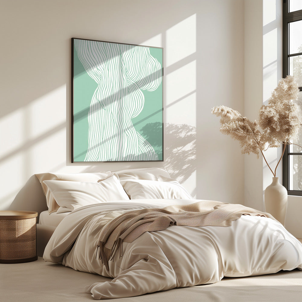 Flowing Line Elegance | Poster