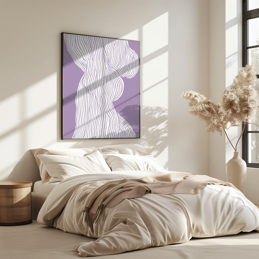 Curved Lines Flow | Poster