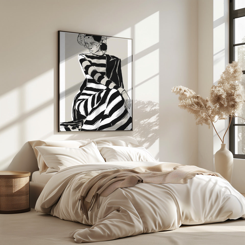 Striped Elegance | Poster