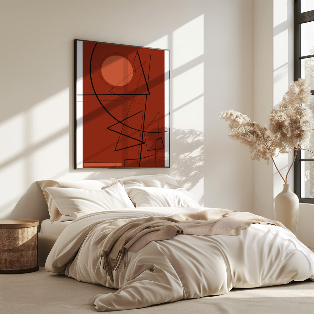 Crimson Geometry | Poster