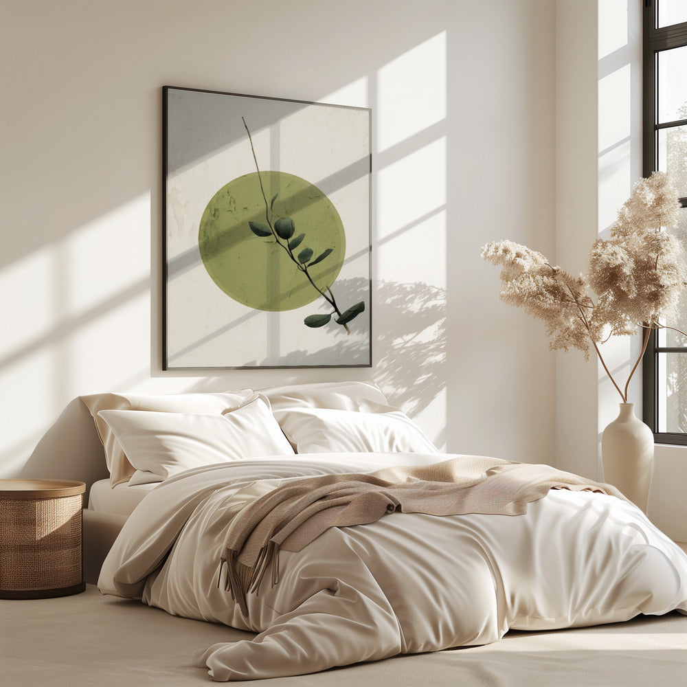 Green Serenity Circle | Poster