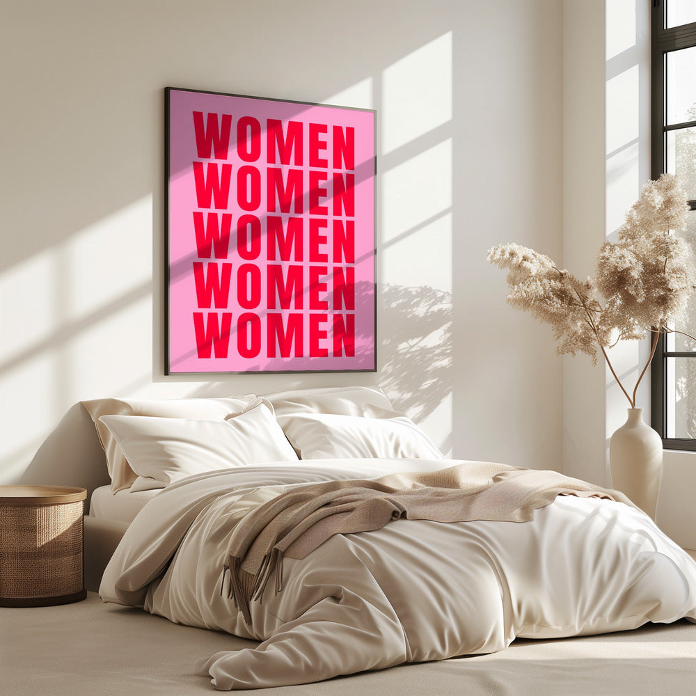 Bold Repeat: Women | Poster