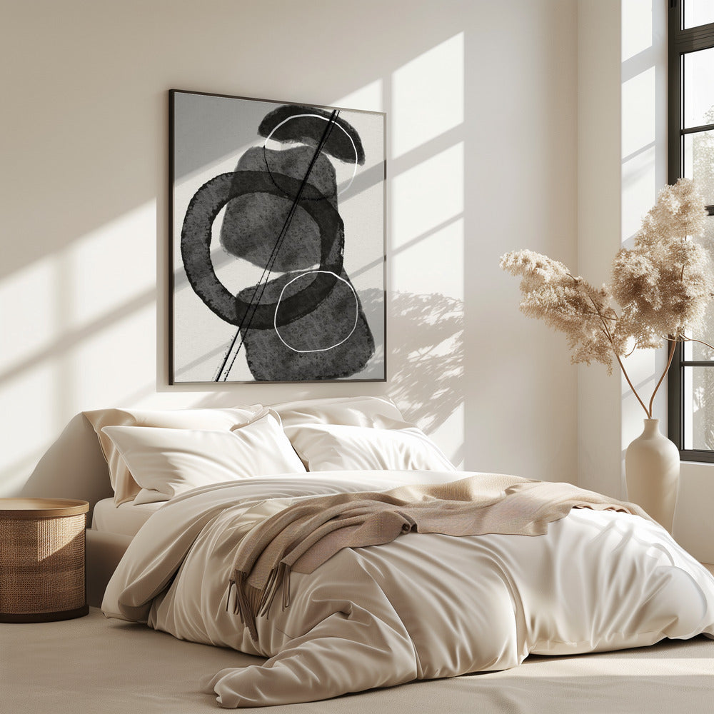 Monochrome Circles | Poster