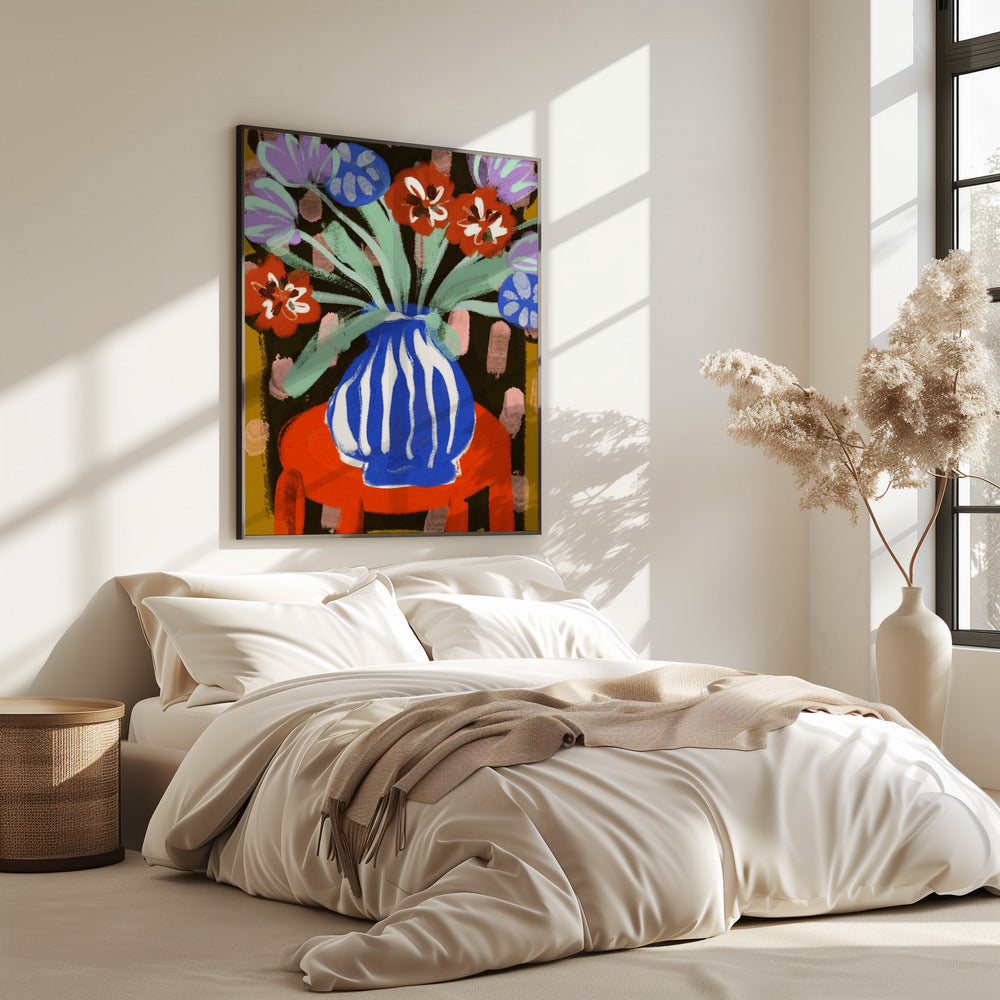 Vase of Joyful Blooms | Poster