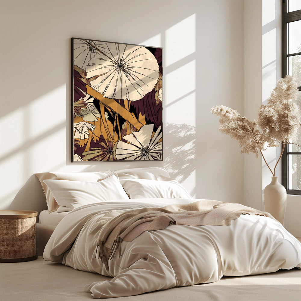 Tropical Gold Plants | Poster