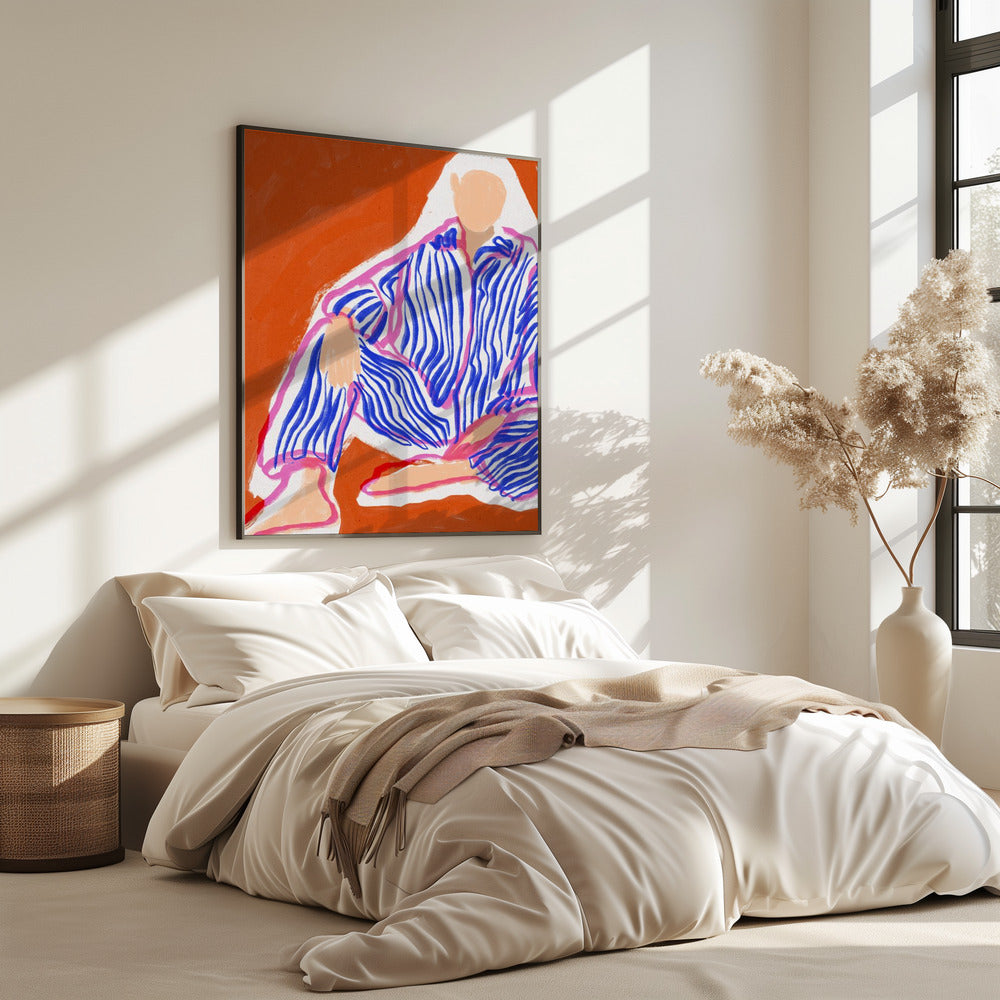 Striped Serenity | Poster