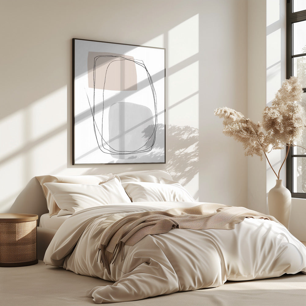 Geometric Forms And Fluid Lines | Poster