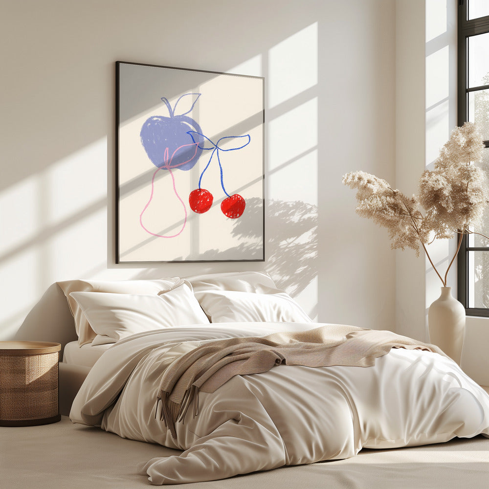 Apple, Cherry and Pear | Poster