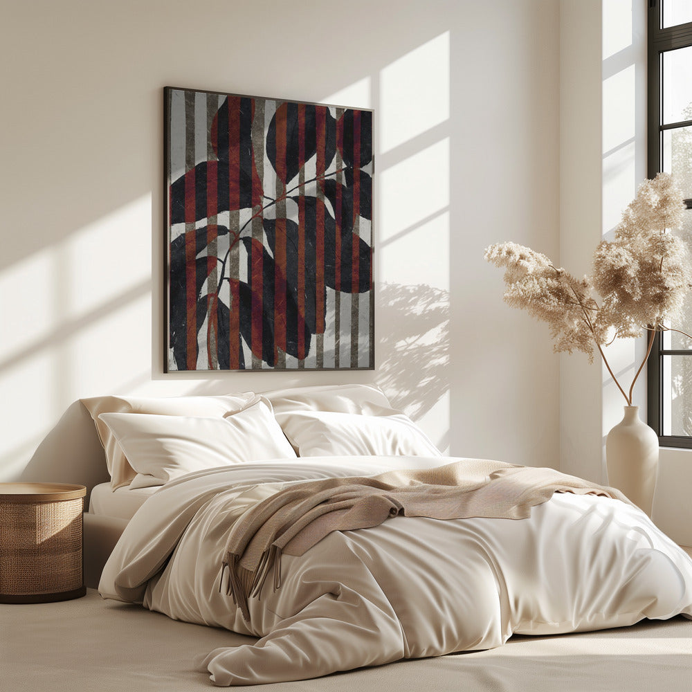 Striped Botanical | Poster
