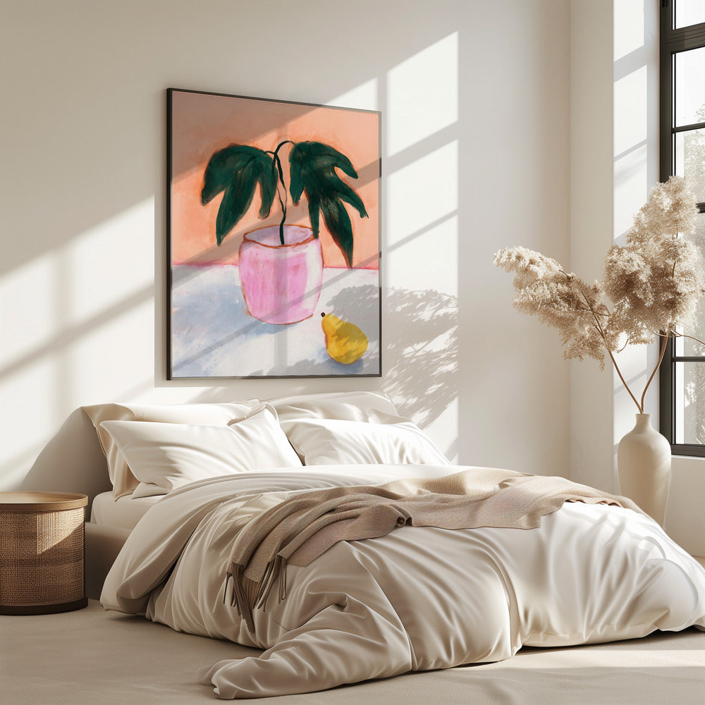 Pink Pot, Yellow Pear | Poster