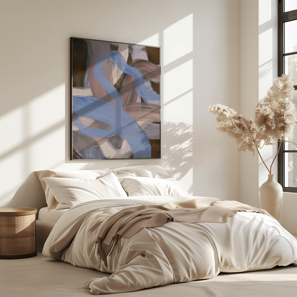 Abstract Brush Strokes 124X | Poster