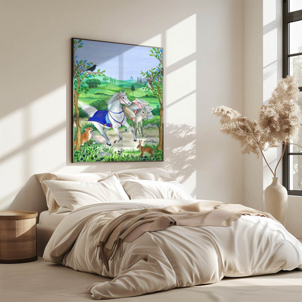 The Harmony Of Nature And Animal Life, | Poster