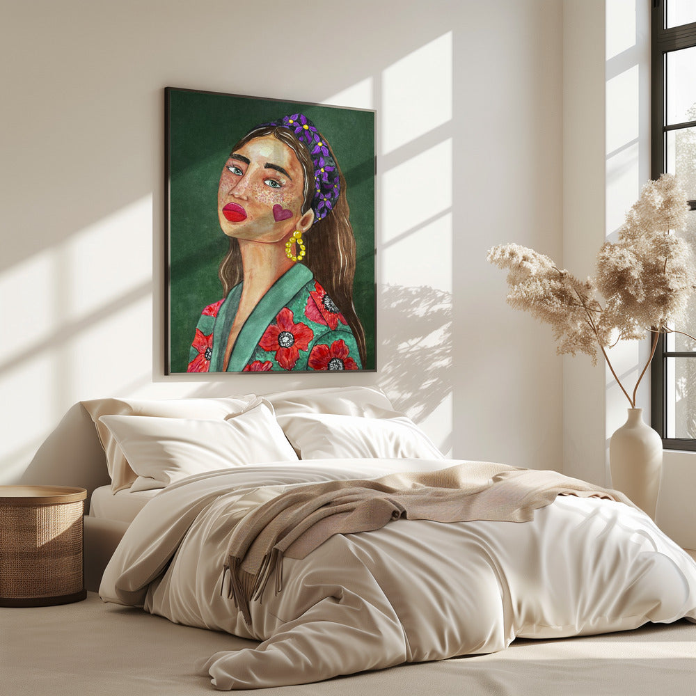 Girl with Hairband | Poster