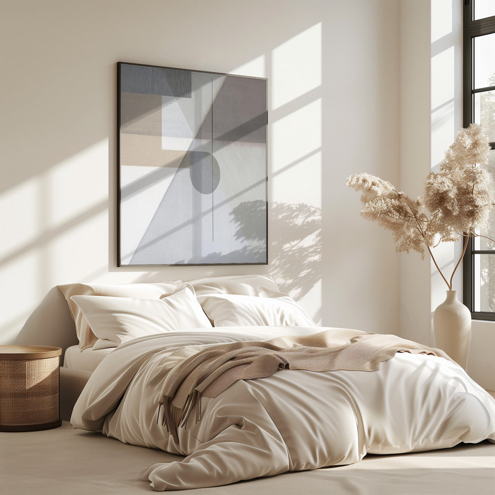 Abstract Neutral Tone Painting 2 | Poster