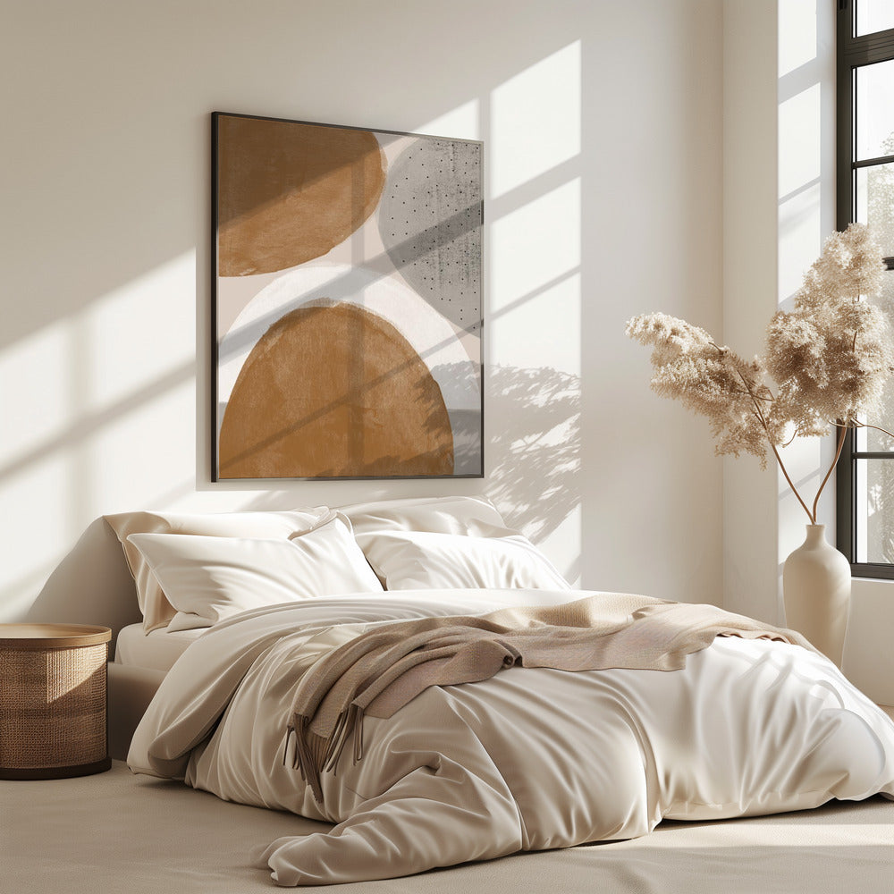 Earthy Shapes Harmony | Poster