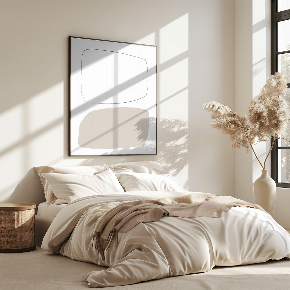 Two Soft Geometric Shapes | Poster