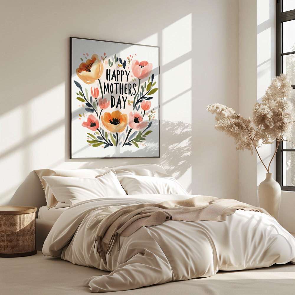 Floral Mother&#039;s Embrace | Poster