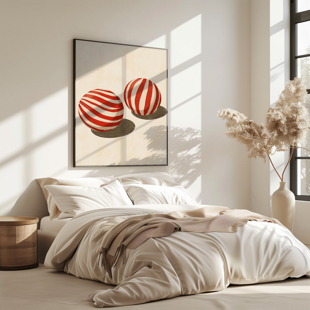 Candy Swirl Spheres | Poster