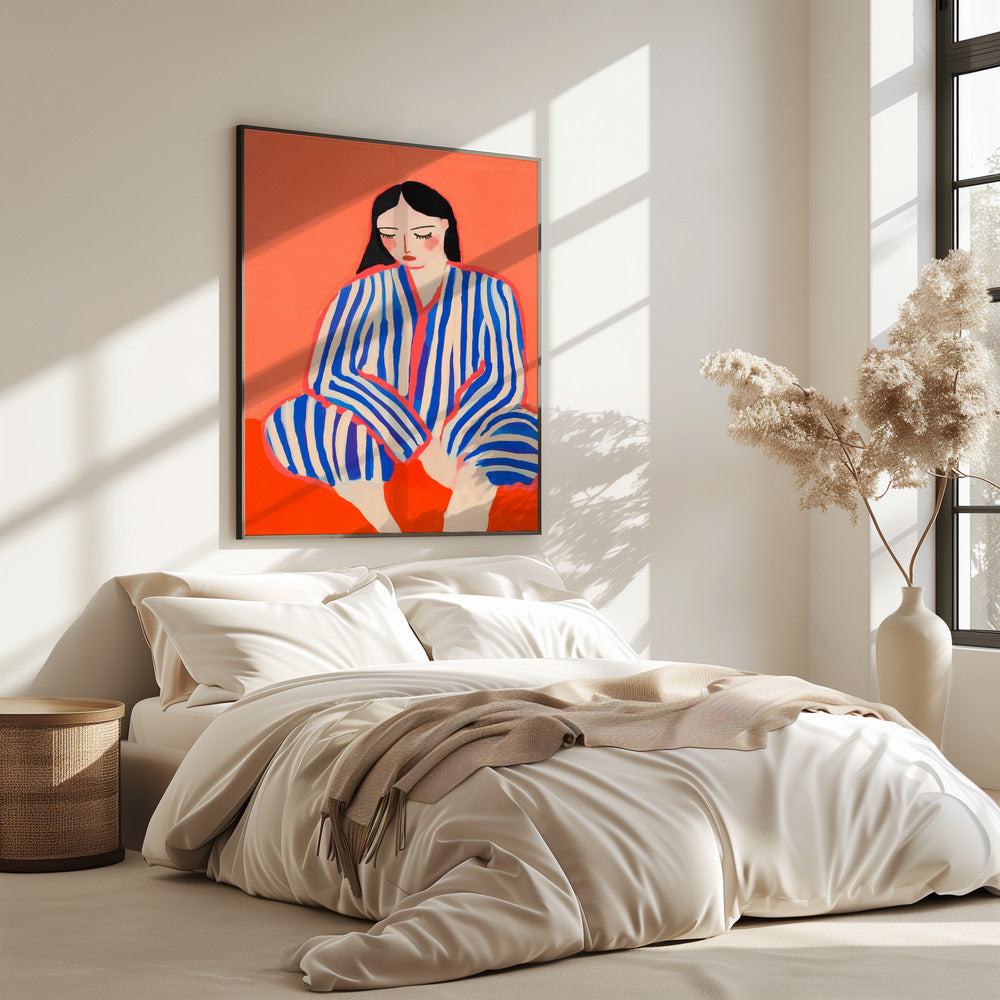 Striped Reflection | Poster
