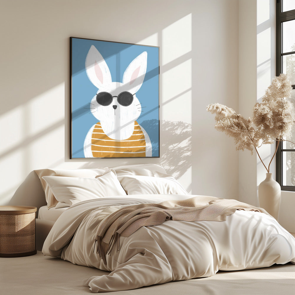 Summer bunny vintage | Poster