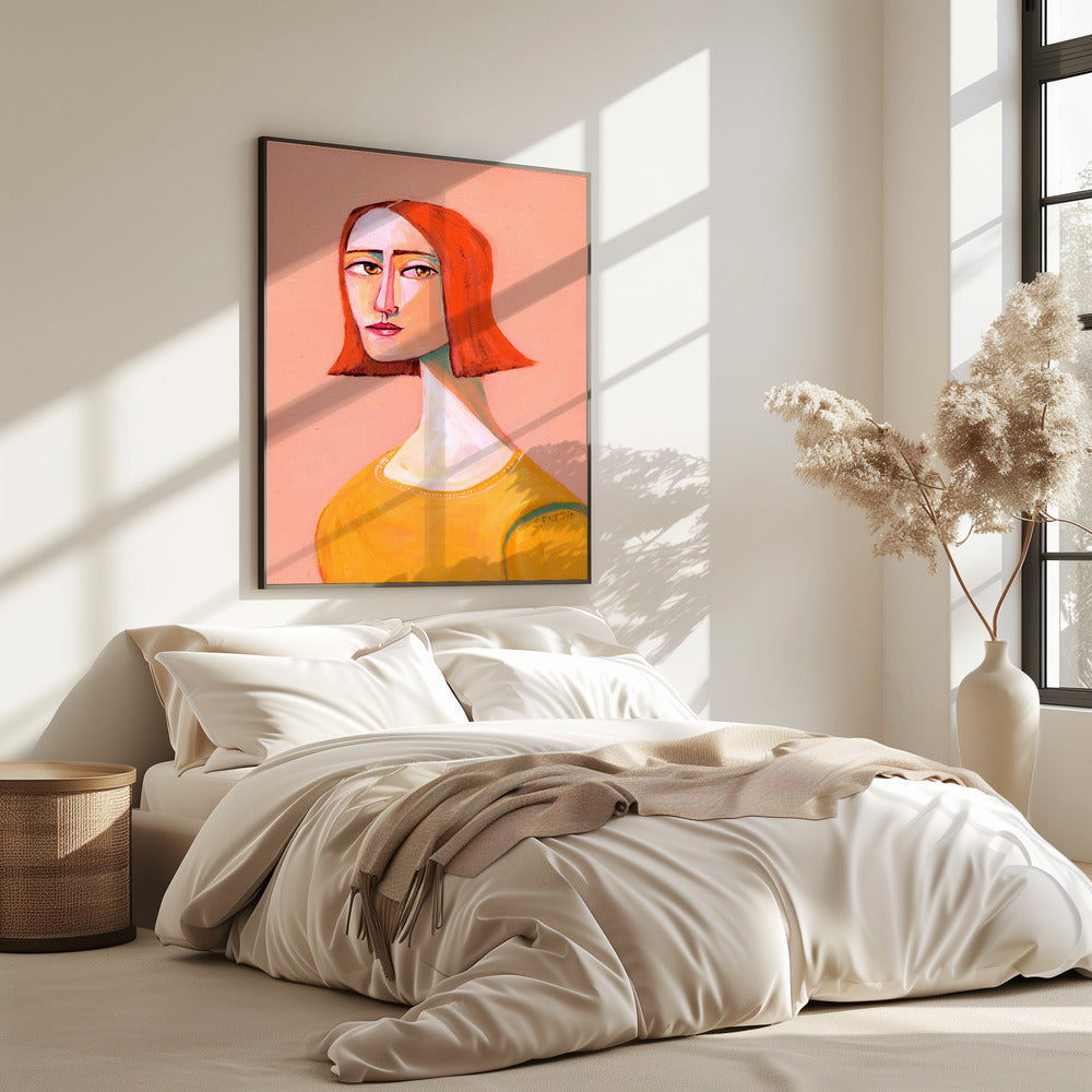 Red Head Lady with the Look | Poster