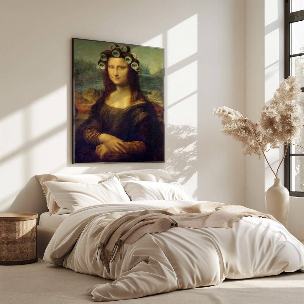 Mona Lisa -  the Curly Girly Edition | Poster