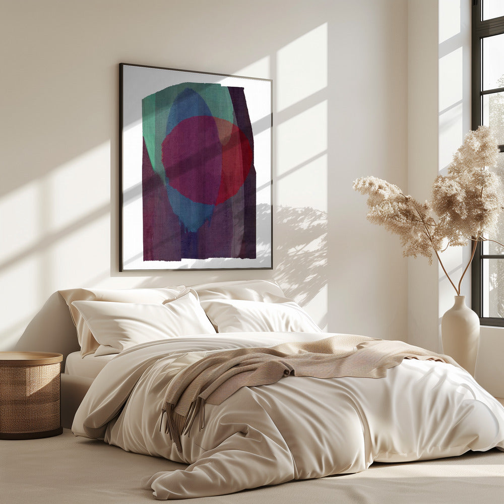 Geometric Shapes In Rich Tones | Poster