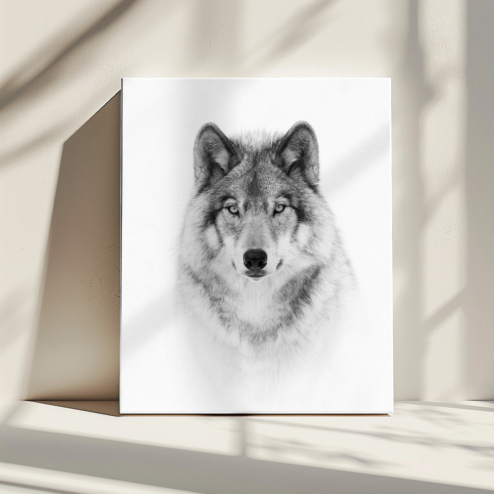 Portrait of a Timber Wolf | Canvas