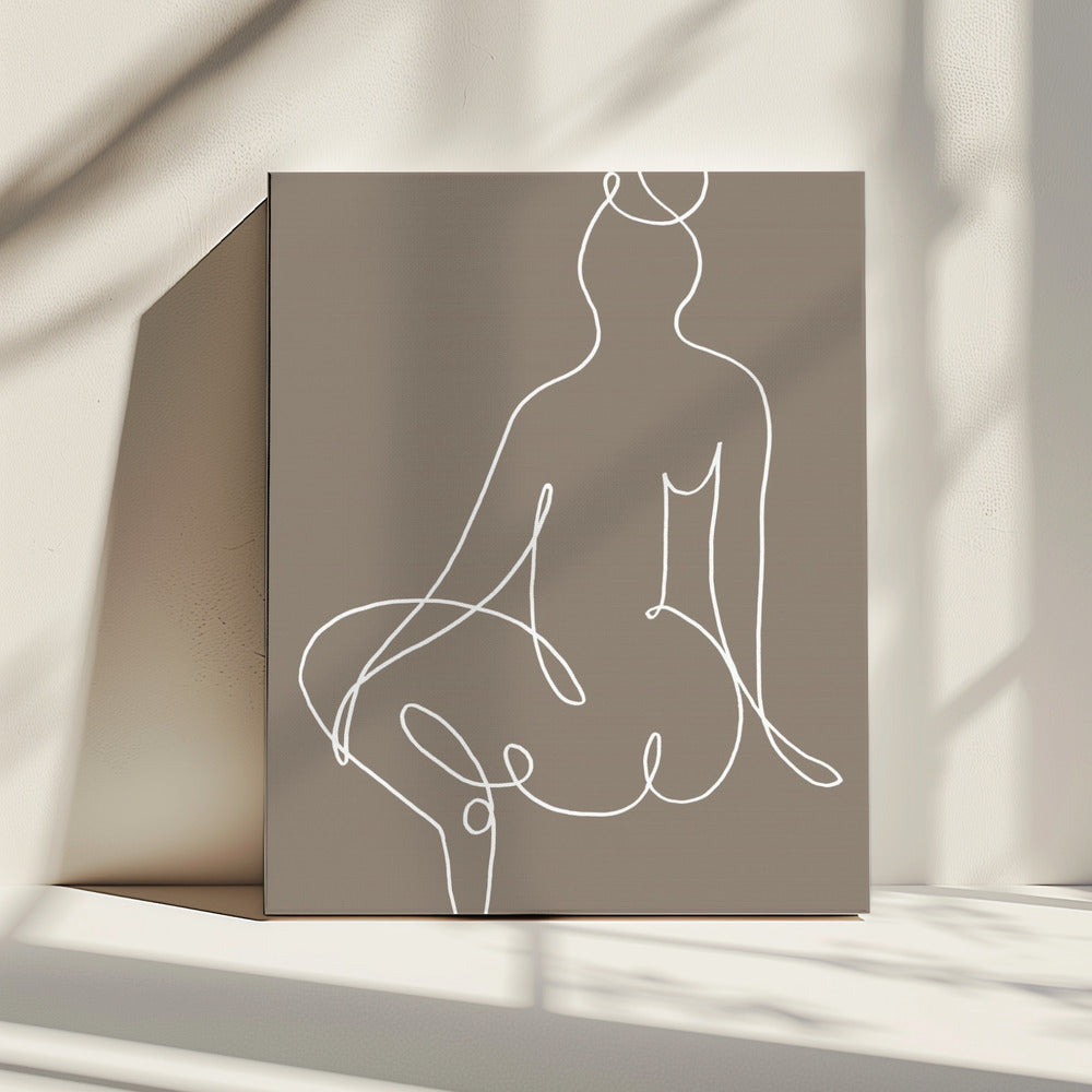 Sitting Down 02 | Canvas