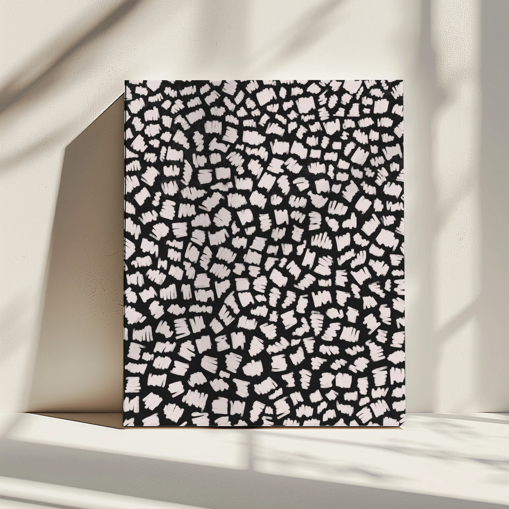 Monochrome Whirls | Canvas