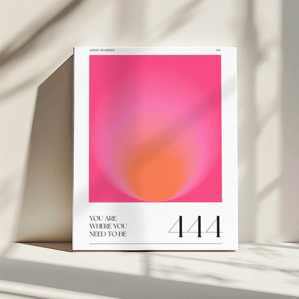 Gradient with Shades of Pink and Orange | Canvas