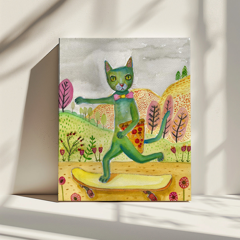 Pizza Cat | Canvas