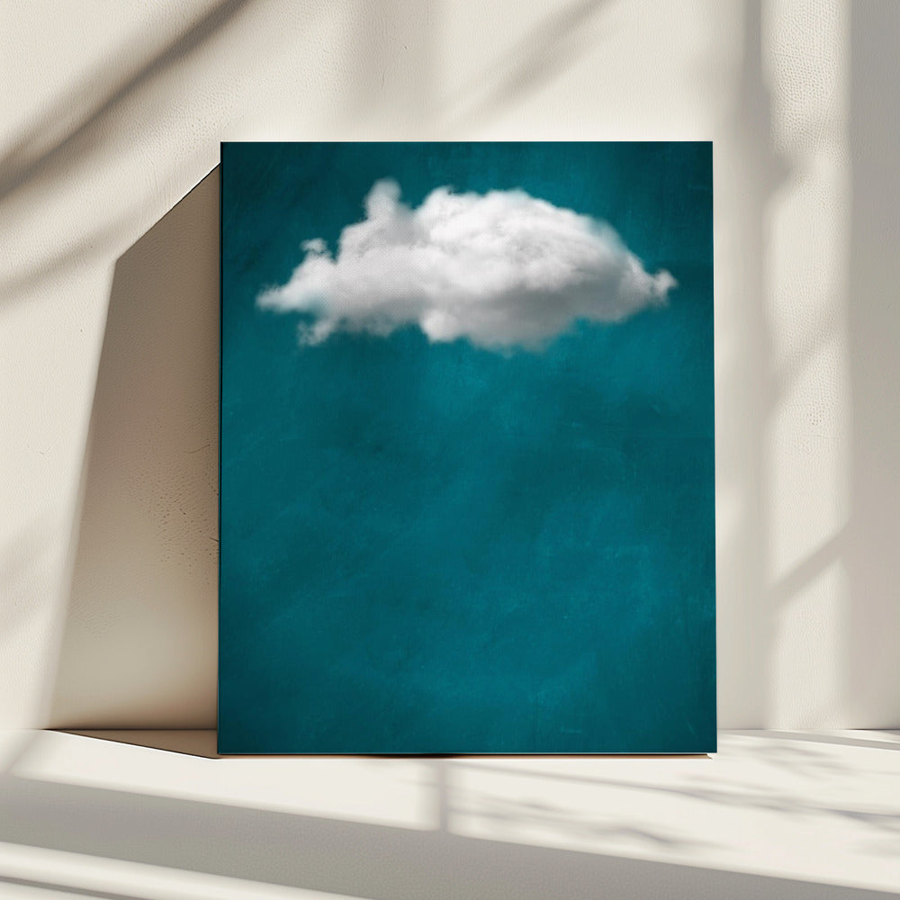 Teal Cloud No 1 | Canvas