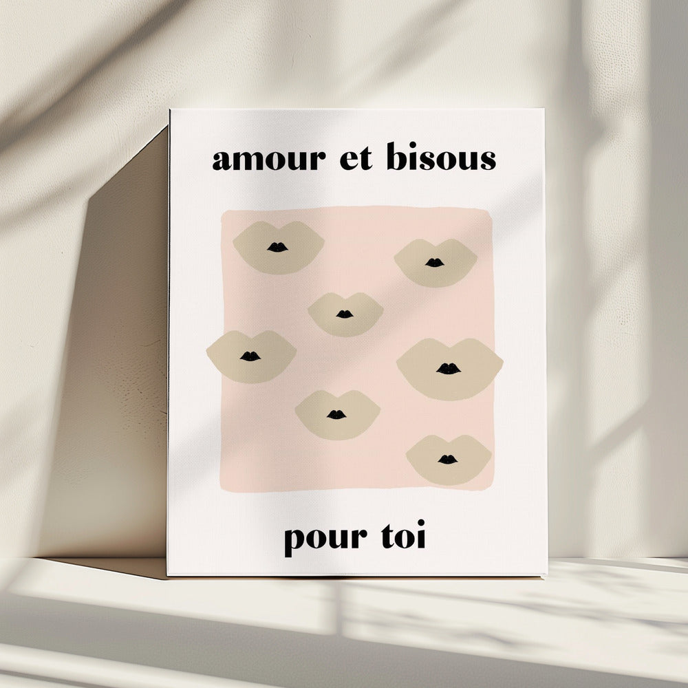 French Kiss Poster | Canvas