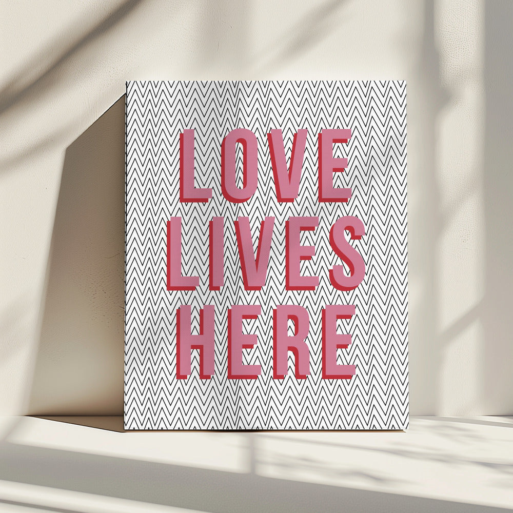 Love Lives Here | Canvas