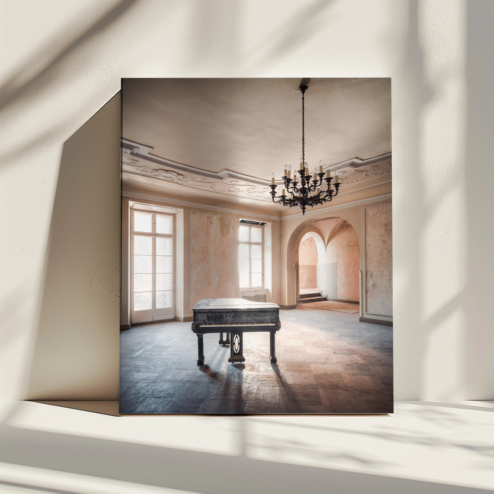 Piano in an Abandoned Castle | Canvas