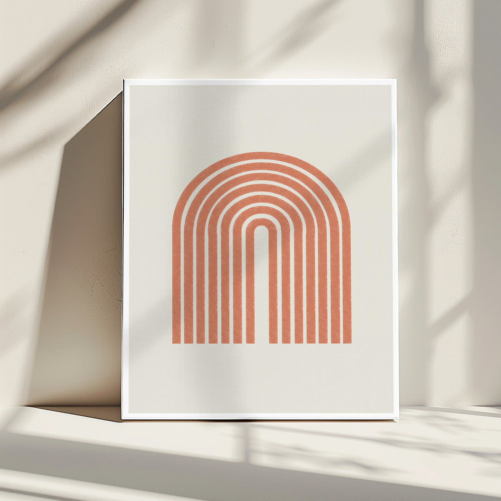 Retro Arch Lines | Canvas