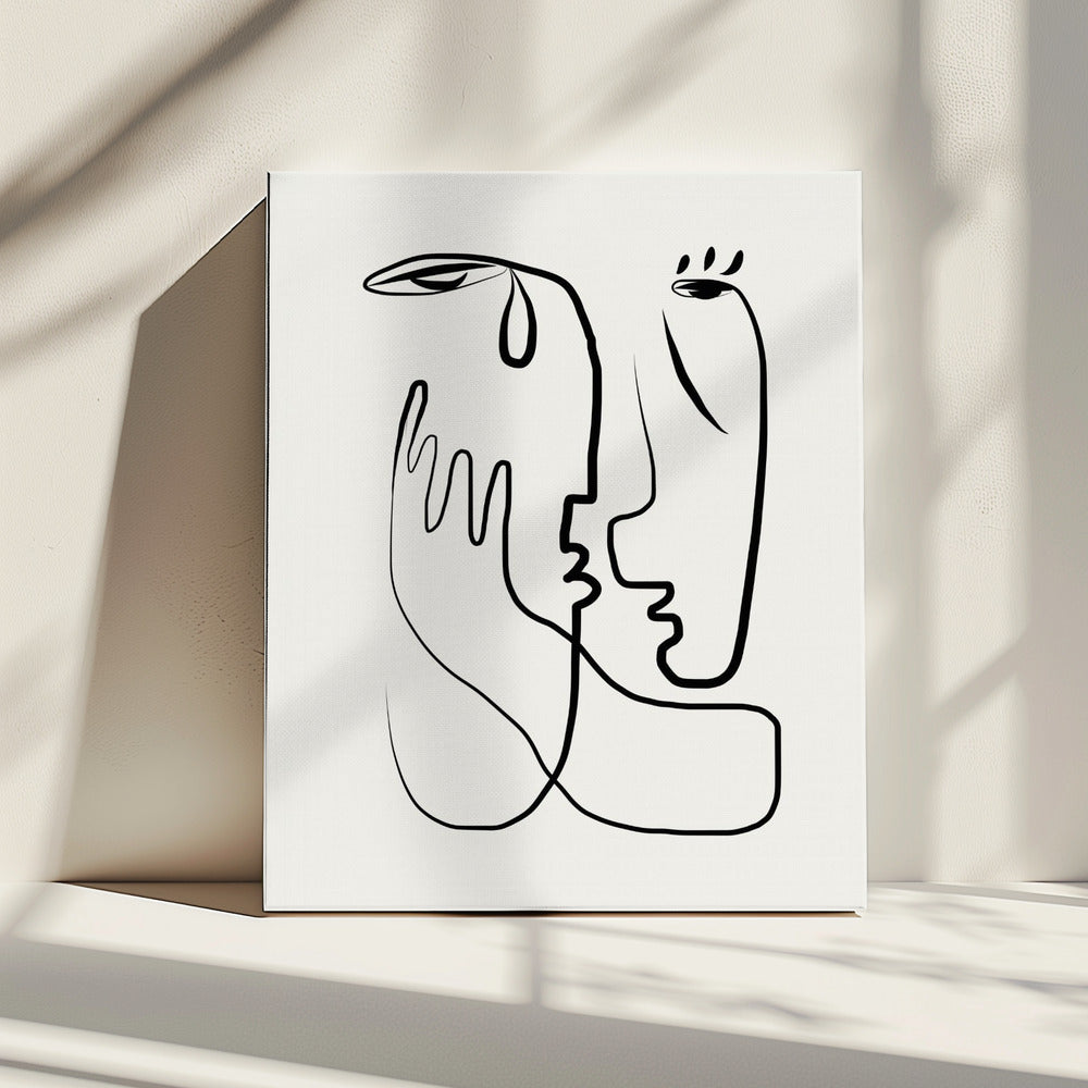Don&#039;t Cry Line Art | Canvas