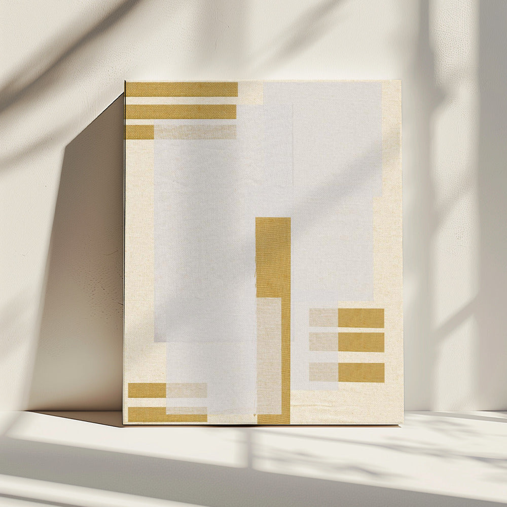 Golden Geometric Flow | Canvas