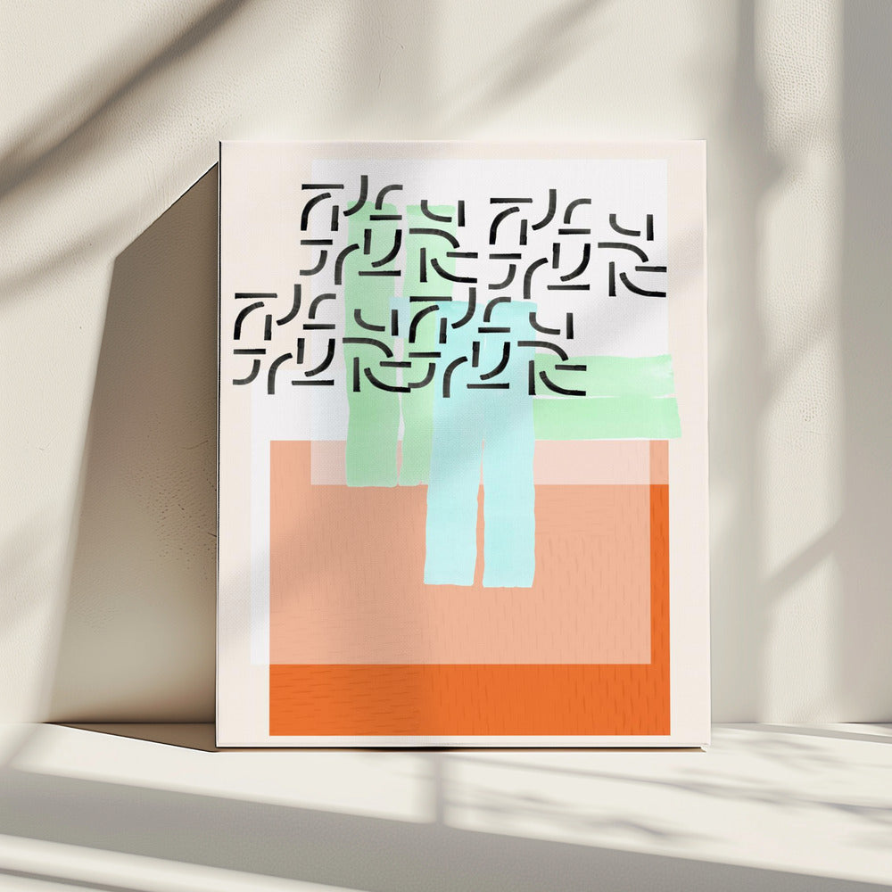 Pastel Pattern Collage 2 | Canvas
