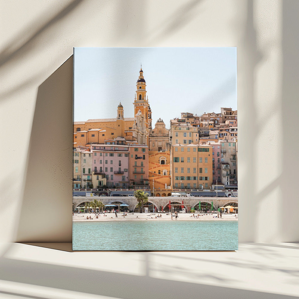Skyline of Menton | Canvas