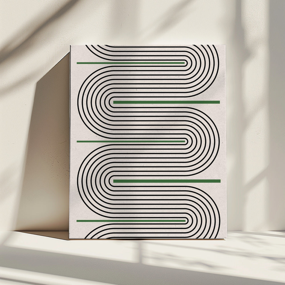 Curved Lines Dance | Canvas