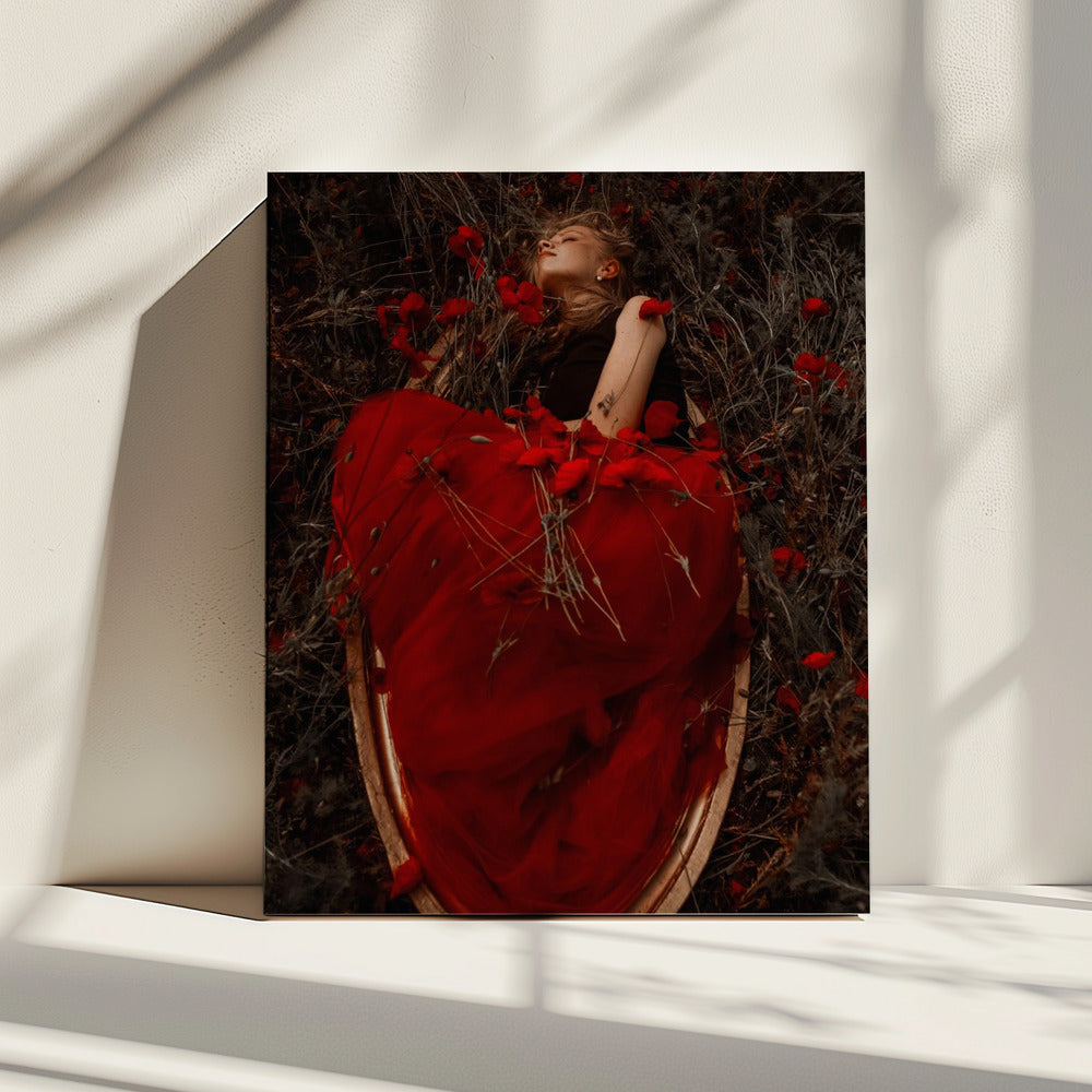 Framed in poppies | Canvas